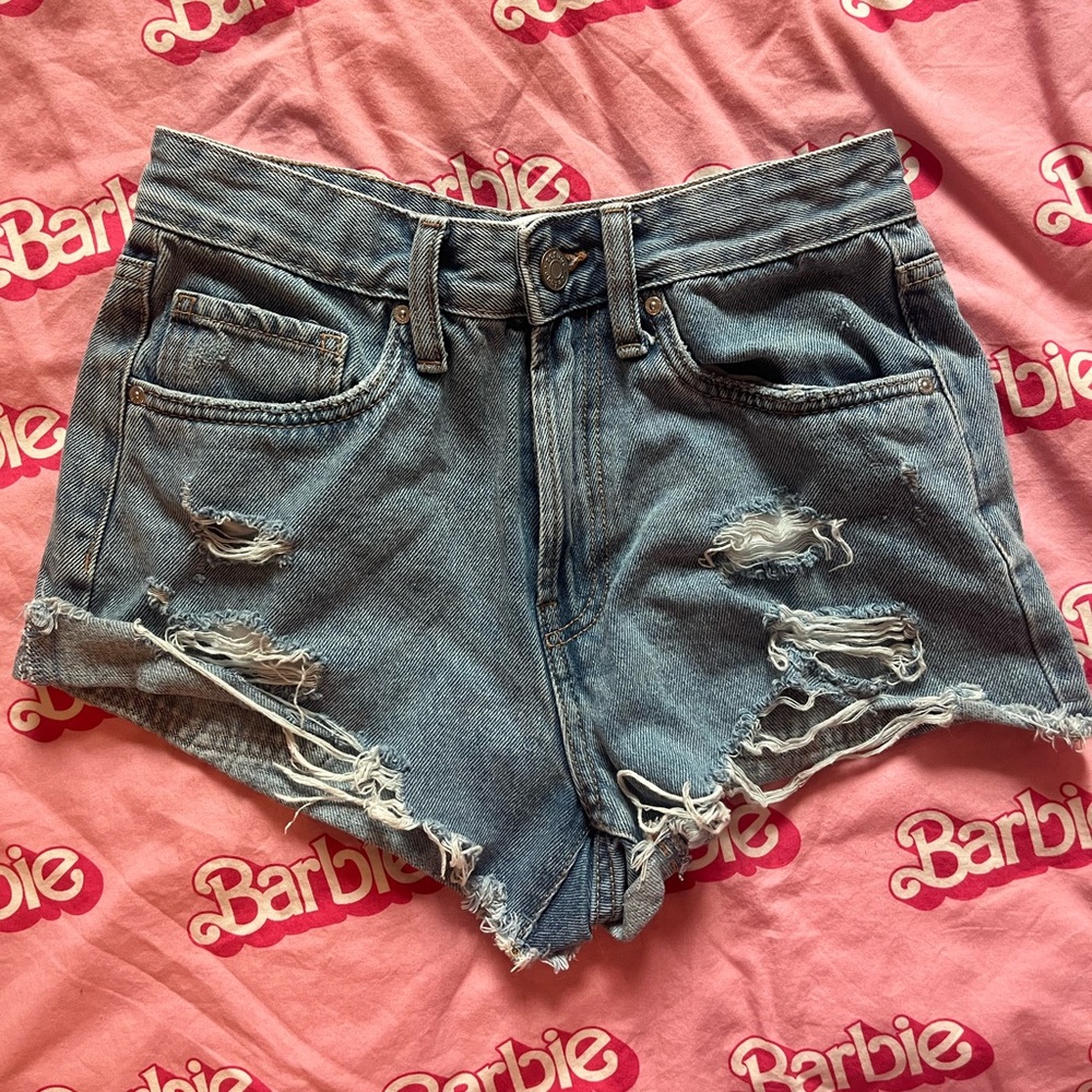 Refuge Denim High Waist Shorts